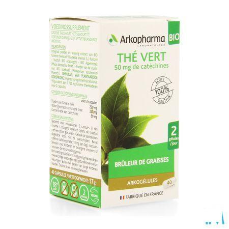 Arkocaps Groene Thee Bio Capsule 40  -  Arkopharma