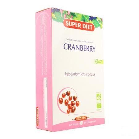 Super Diet Cranberry Bio Conf.urinair Ampullen 20x15 ml  -  Superdiet Laboratoires