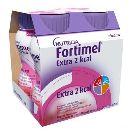 Fortimel Extra 2Kcal Fruits Foret 4X200 ml  -  Nutricia