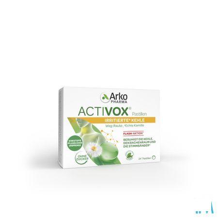 Activox Verzachtend Keel Munt-eucalyptus Past 24  -  Arkopharma