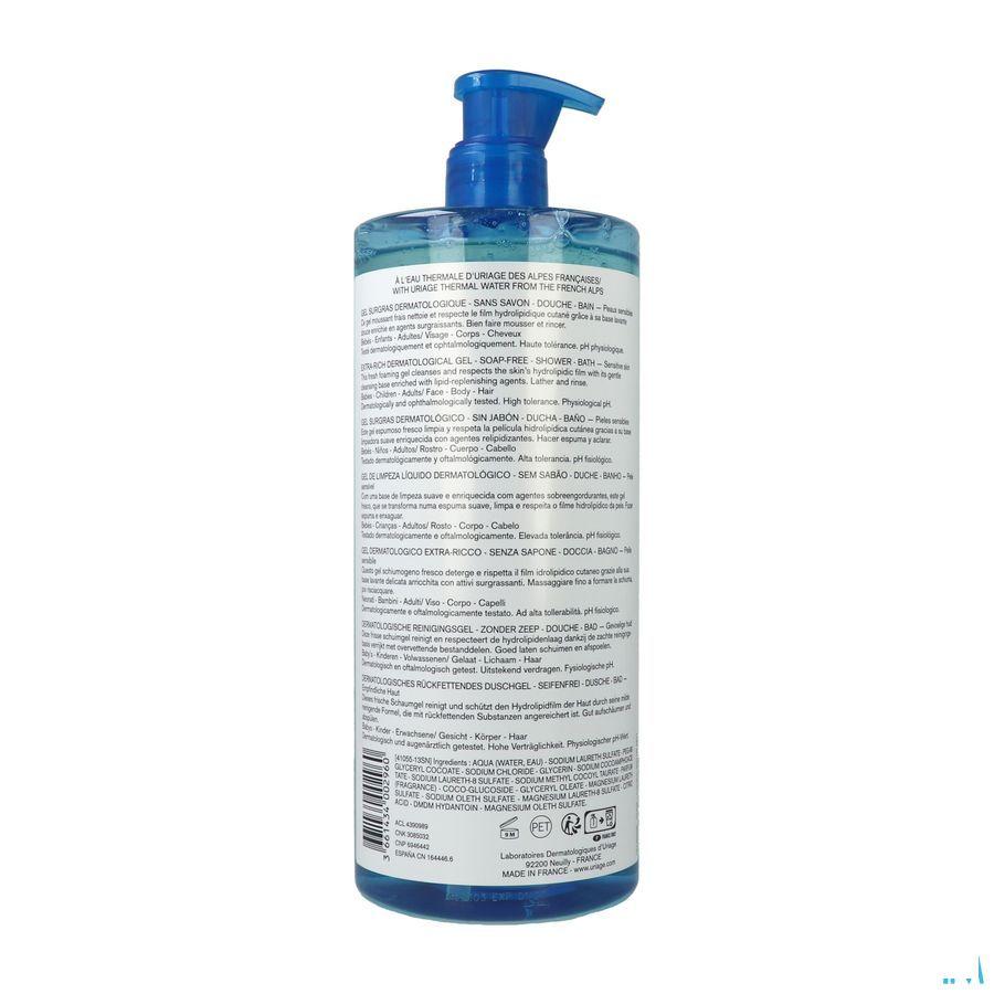 Uriage Gel Nett Surgras Dermato sans savon P Sens 1l
