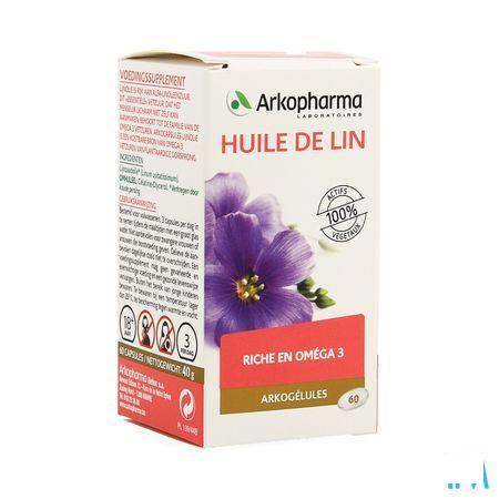 Arkocaps Lijnzaadolie 60  -  Arkopharma