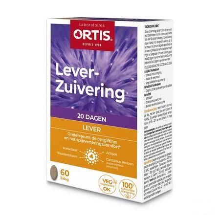 Ortis Methoddraine Zuiverend Lever Tabletten 4x15  -  Ortis