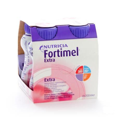 Fortimel Extra Fraise 4x200 ml 3248952  -  Nutricia