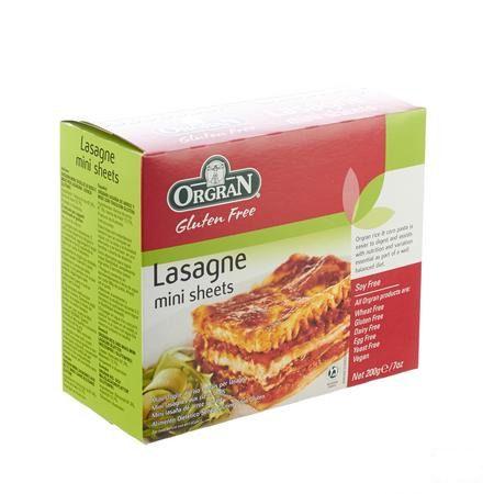 Orgran Ris-o-mais Lasagne 200 gr 4121  -  Revogan