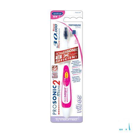 Prosonic Micro2 Brosse Dents Sonic Rose  -  Biosynex