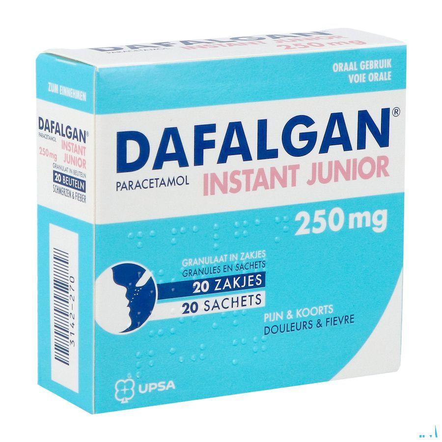 Dafalgan Instant Junior Gran Sachets 20 X 250 mg