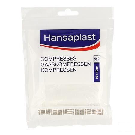 Hansaplast Gaaskompressen 10cmx10cm 10st  -  Beiersdorf