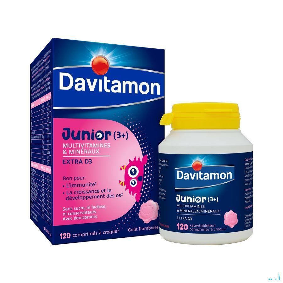 Davitamon Junior Framboos V1 Tabletten 120