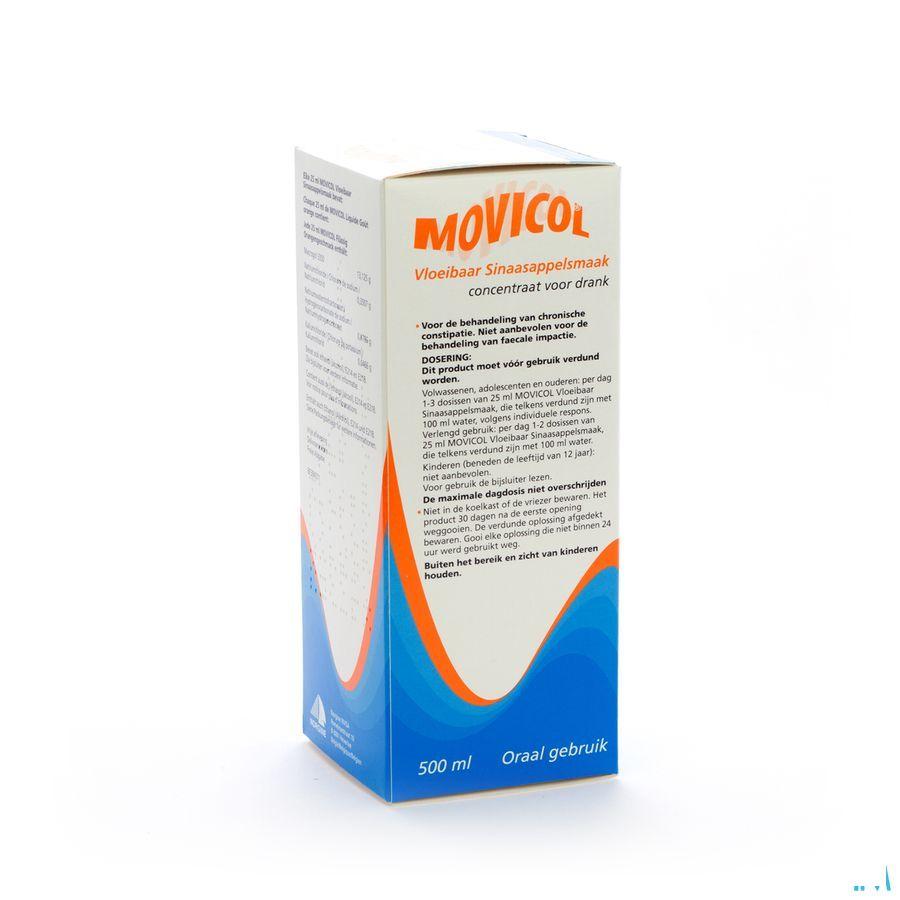Movicol Liquide Gout Orange Solution Dil Buvable 500 ml 
