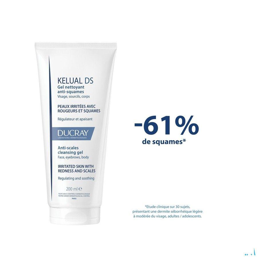 Ducray Kelual Ds gel Nettoyant A/Squam 200 ml