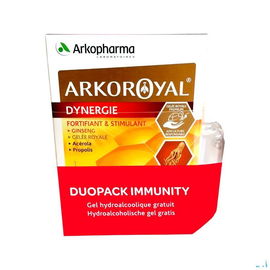 Arkoroyal Dynergie Amp 2X20+Gel Hydro. Grat. 110ml  -  Arkopharma 