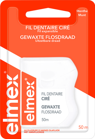 Elmex Gewaxte Flosdraad 50m