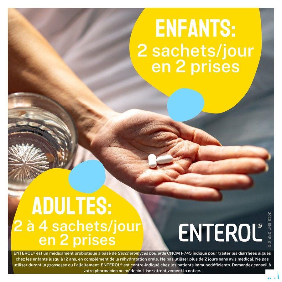 Enterol 250 mg Pulv Sachets 10