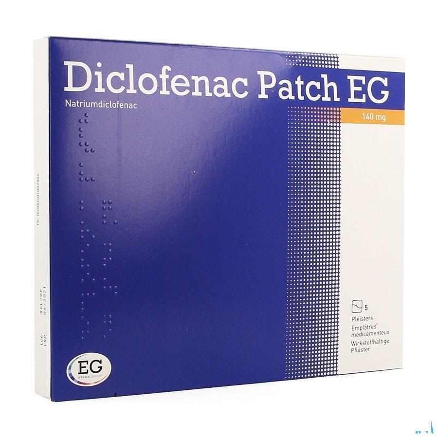 Diclofenac Patch EG 140 mg Emplatre 5  -  EG