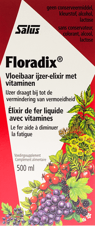 Salus Floradix Elexir 500 ml  -  Ocebio