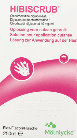 Hibiscrub Savon Antisept. 250 ml  -  Molnlycke Healthcare