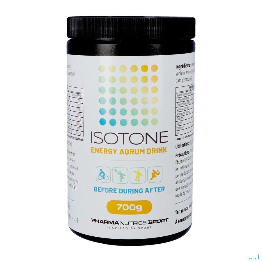 Sport Isotone Energy Agrum Drink700 gr Pharmanutrics