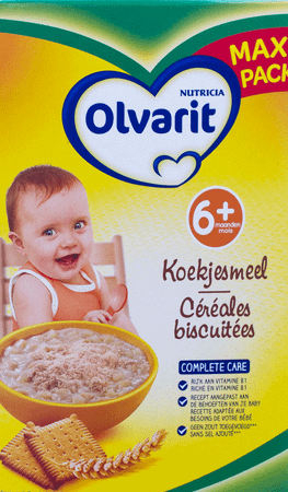 Olvarit Cereales Biscuitees 6M 2X300 g