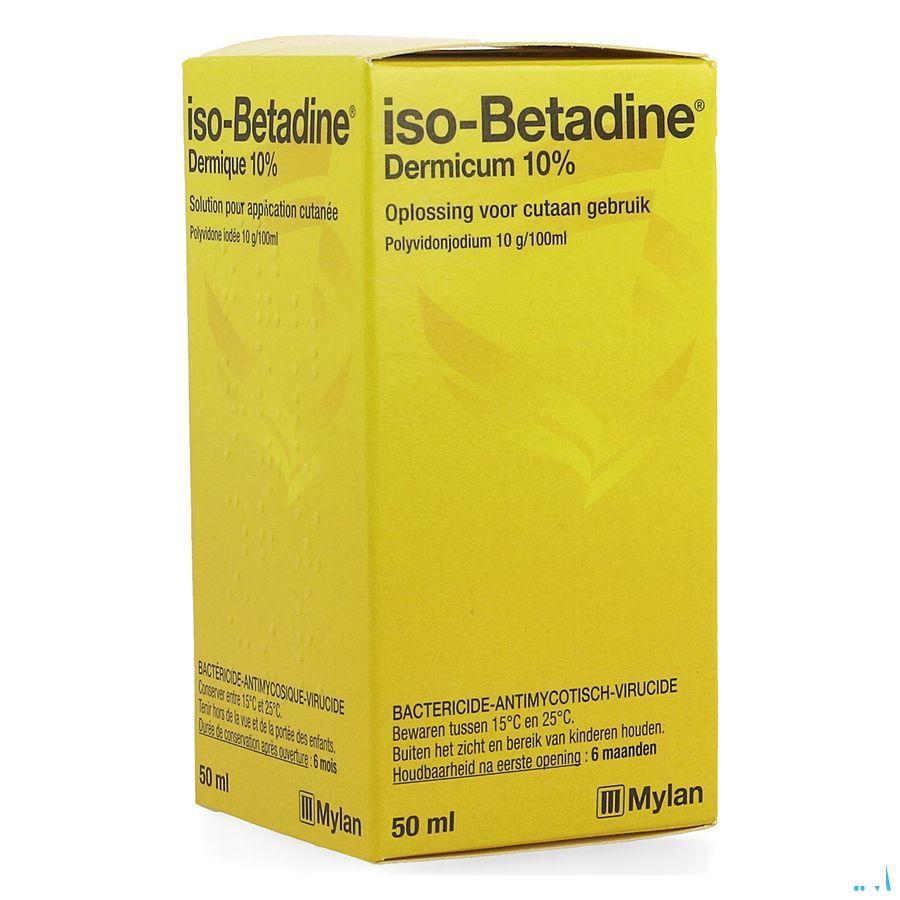 Iso Betadine Dermicum 10% Oplossing Flacon 50 ml