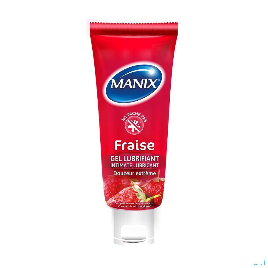 Manix Gel Lubrifiant Fraise 80 ml