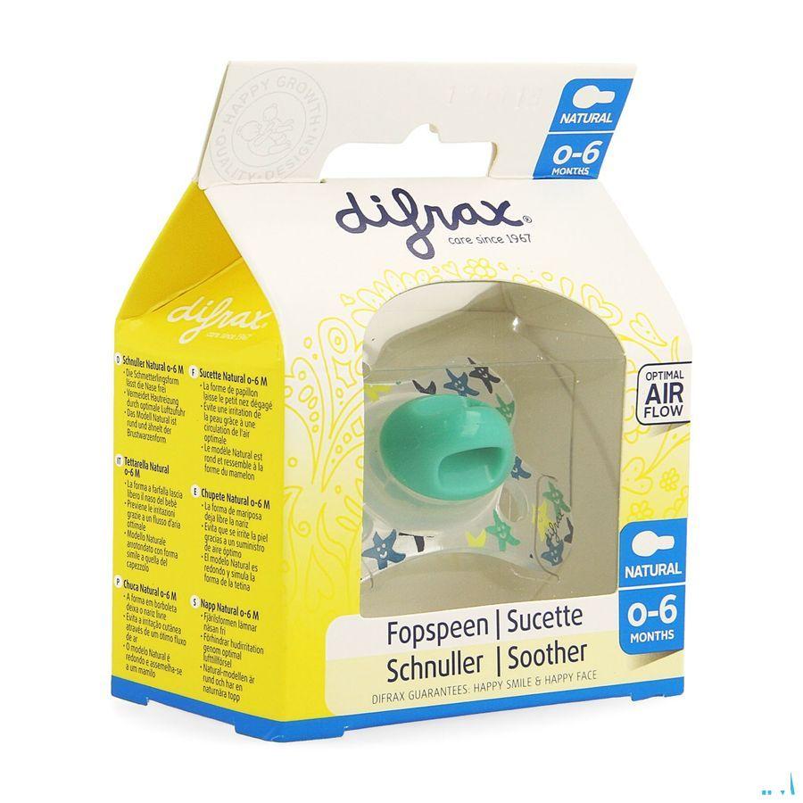 Difrax Fopspeen Natural 0-6 M  -  Difrax