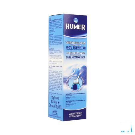 Humer Spray Hypertonisch Volwassen 50 ml  -  Urgo Healthcare