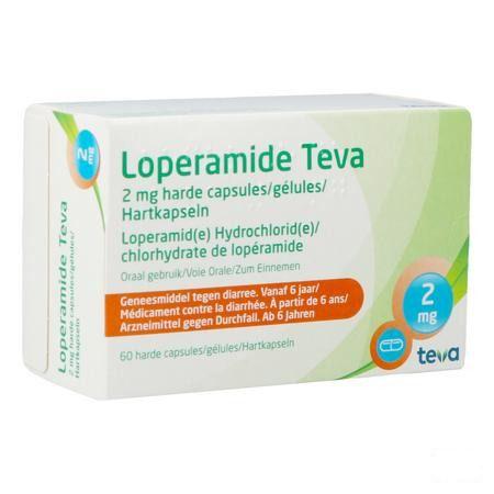 Loperamide Teva Capsule 60 X 2 mg 