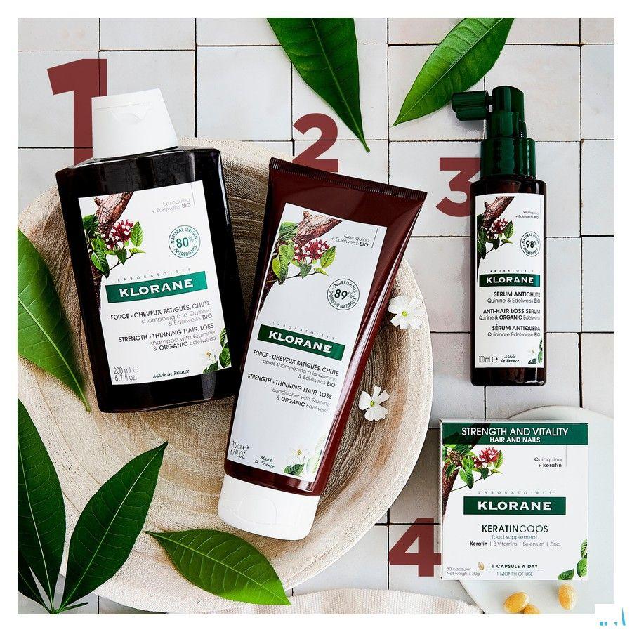 Klorane Capilaire Shampooing Quinine & Edelweiss 400 ml