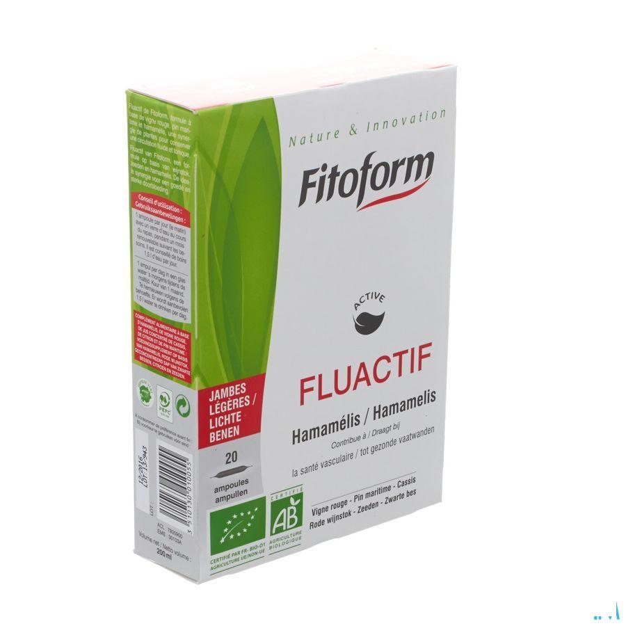 Fluactif Bio Ampoule 20x10 ml Fitoform  -  Bioholistic Diffusion
