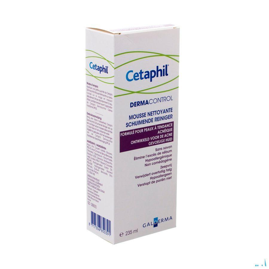 Cetaphil Dermacontrol Schuim. Gezichtsreinig.235 ml  -  Galderma Belgilux