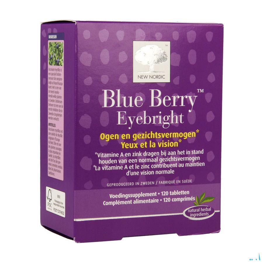 New Nordic Blue Berry Eyebright Comprimes 120  -  Ocebio