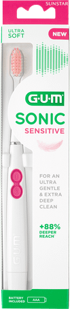 Gum Sonic Sensitive Brosse Dents Pile 4101Mpk