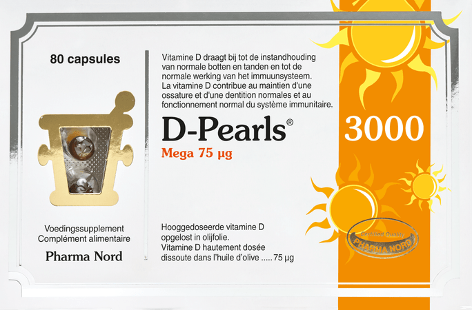 D-pearls 3000 Capsule 80  -  Pharma Nord