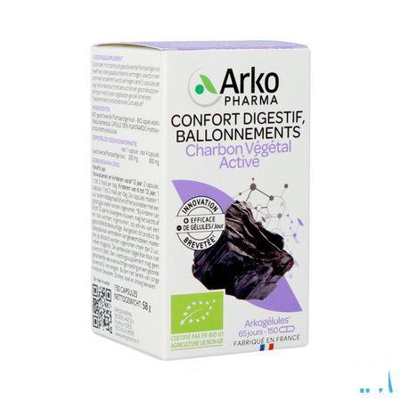 Arkocaps Plantaardig Kool Capsule 150  -  Arkopharma