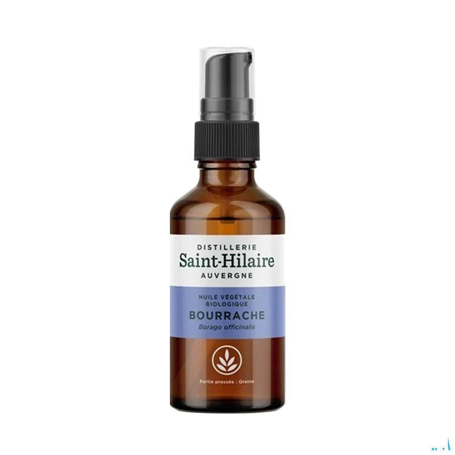 Bourrache Huile Vegetale Bio Flacon Pompe 50 ml  -  Bioholistic Diffusion