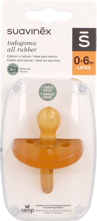 Suavinex Fopspeen Latex Rond 0-6m