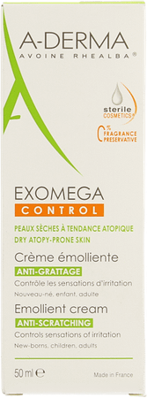 Aderma Exomega Control Creme Emolierend Tube 50 ml  -  Aderma