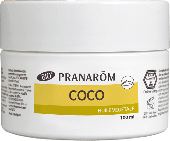 Kokos Plantaardige Olie Flacon 100 ml  -  Pranarom