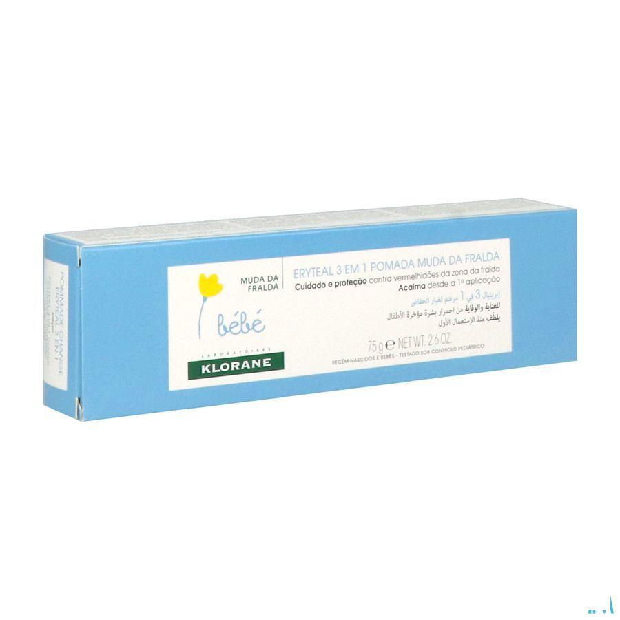 Klorane Baby Eryteal Creme Luierwissel 75 gr