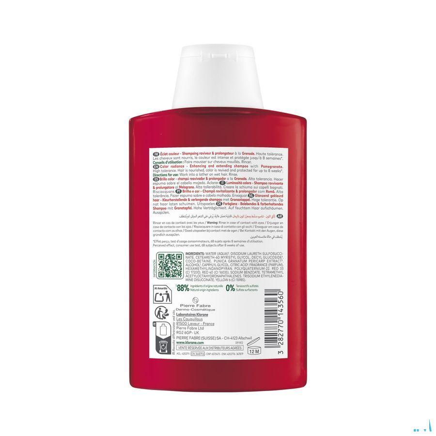 Klorane Capillaire Shampoo Granaatappel 200 ml