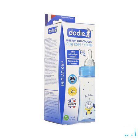 Dodie Biberon Initiation + Bleu 270 ml