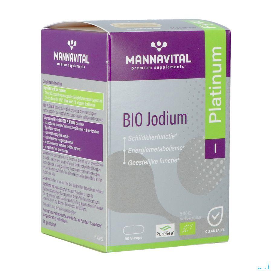 Mannavital Iode Platinum Bio V-Caps 90