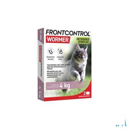 Frontcontrol Wormer 230 mg/20 mg Kat Tabl 2
