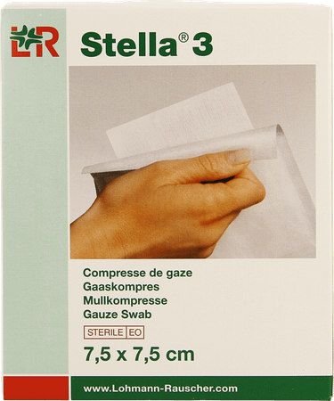 Stella 3 Compresse Sterile 7,5x7,5cm 20 35003  -  Lohmann & Rauscher