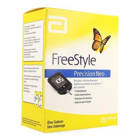 Freestyle Precision Neo Glucometer + 10 Teststrips  -  Abbott