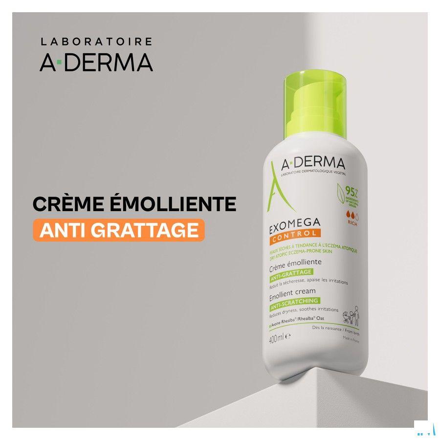 Aderma Exomega Control Creme Emollient Tube 400 ml  -  Aderma