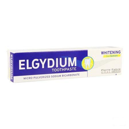 Elgydium Dentifrice Blancheur Citron 75 ml