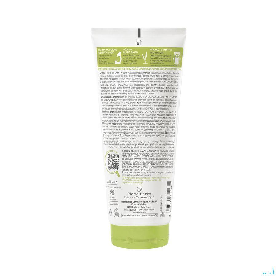 Aderma Exomega Control Emol. Creme 200 ml  -  Aderma
