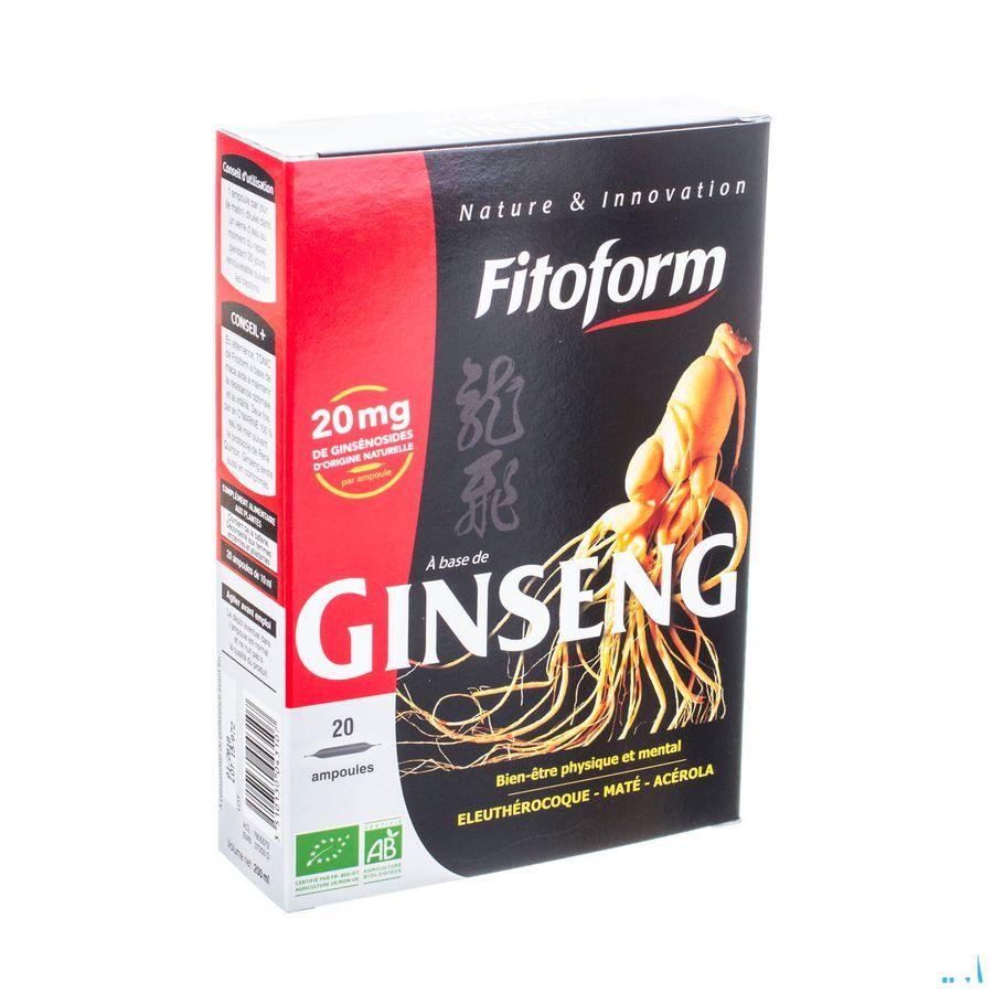 Ginseng Mate Bio Ampoule 20 Fitoform  -  Bioholistic Diffusion